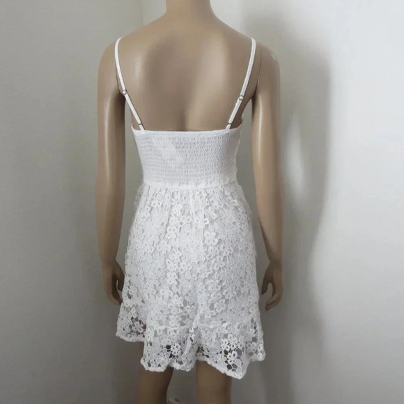 NWT Abercrombie & Fitch White Lace Dress XS S M - Picture 6 of 6